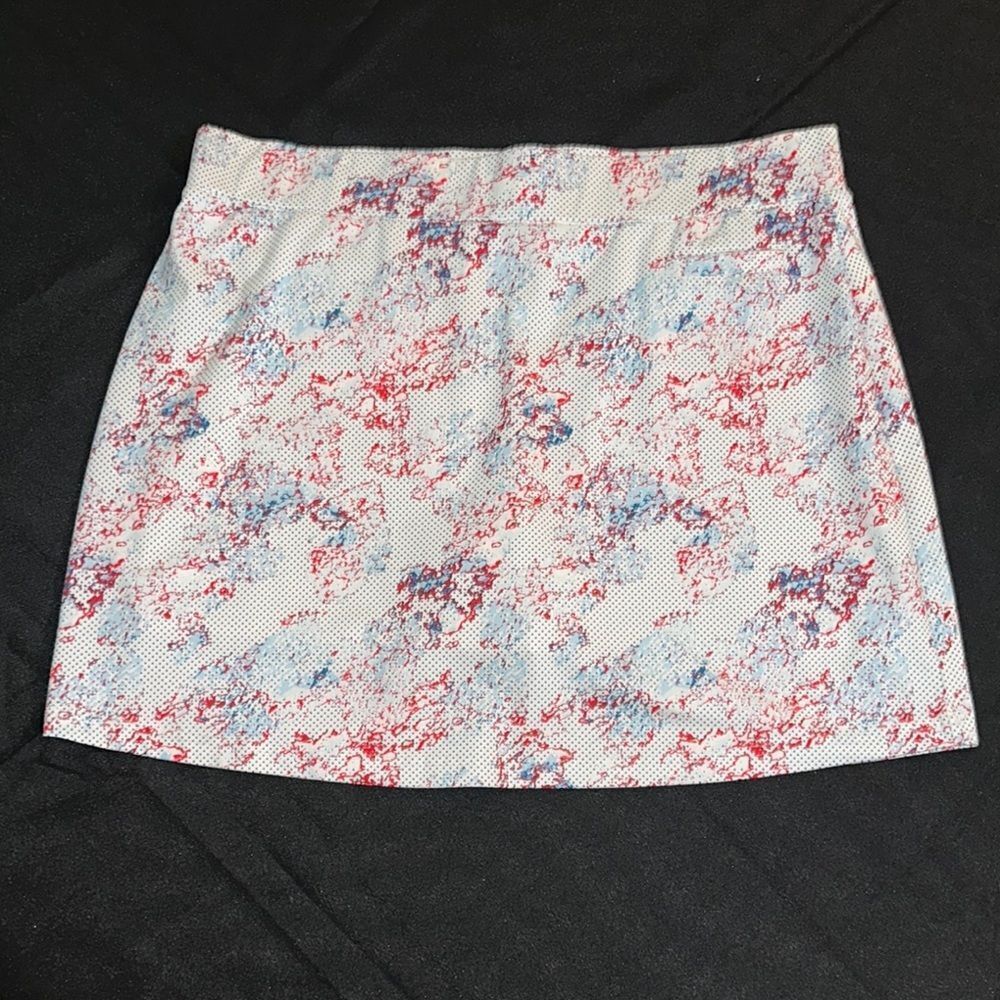Pebble Beach Multicolor Pattern Skort Size Xl - image 1